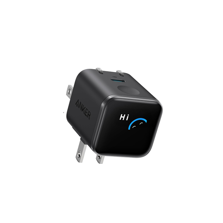Anker Nano Charger (45W, Smart Display, 180° Foldable)